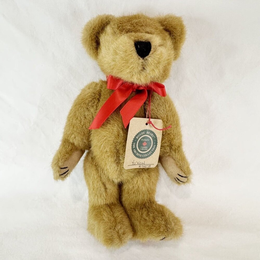 NWT Boyds Bears Teddy Bear Yu'Kon #94278 Retired 1996 Stuffed Animal Plush